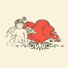 Illustation of Valentine's Day card N3
