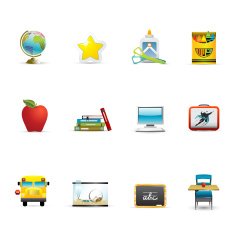 Elementary School Icons