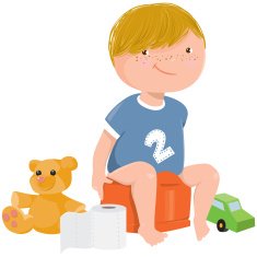 Potty training boy