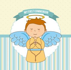 first communion vector illustration 10 eps graphic N11