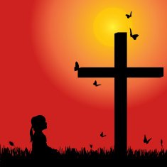Vector silhouette girl N26