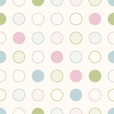 seamless pastel dots pattern