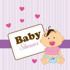 Baby shower design N136