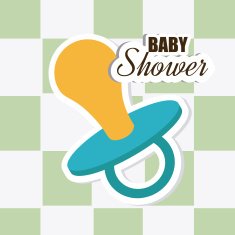 Baby shower design N137