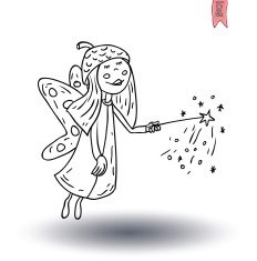 fairie angel vector illustration N4