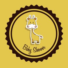 Baby shower design N165