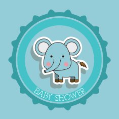 Baby shower design N169