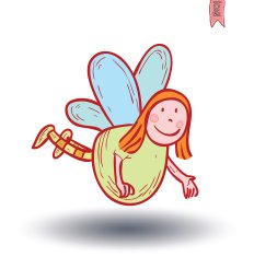 fairie angel vector illustration N7