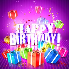 Birthday background N41