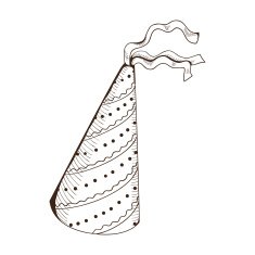 Party cone cap