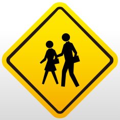Children crossing sign