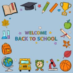 Welcome back to school bacground