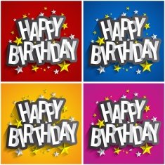 Happy Birthday Greeting Cards N4