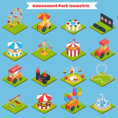 Amusement Park Isometric N3