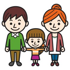Parents and daughter