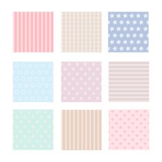 Tender and sweet seamless patterns for design