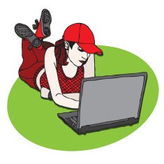 Student With Laptop ( jpg in ZIP)