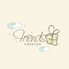 Happy Friendship day greeting card design