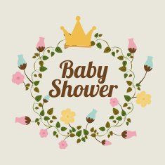 Baby shower design N261