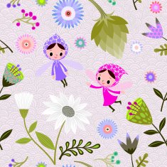 Floral Elves Pattern