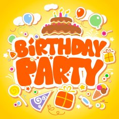 Birthday Party design template N2