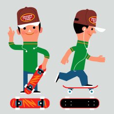 InfoGraphic SK8R Dude Says