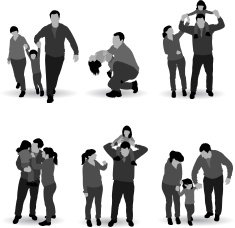 Family Silhouette N29