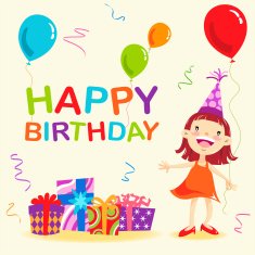 Happy Birthday Message free image download