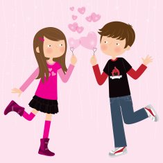 Blowing Bubbles of Love