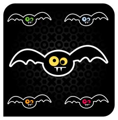 Vampire Bat Illustration With Background