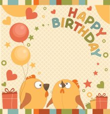 Happy Birthday card N49