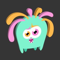 3d Cute Character - Freaky
