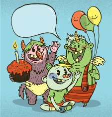 it's a monster birthday party