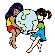 Earth Kids Hug