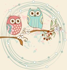 cartoon owls N5