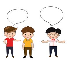 Friend man talking invite newfriend discussion