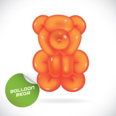 Glossy Bear Illustration