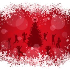 Christmas background Happy children N2