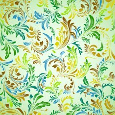 Vintage floral seamless pattern N2