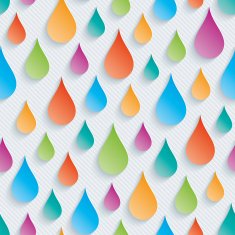 Colorful raindrops walpaper