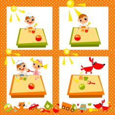 kids in sandbox N3