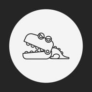 toy crocodile icon N6