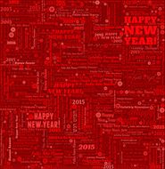 New Year Word Background N6