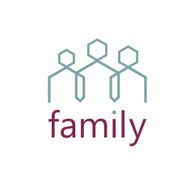 happy family vector design template N8