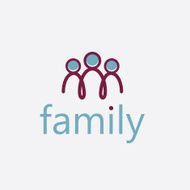 happy family vector design template N9