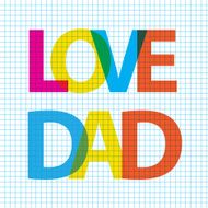 love dad big scale