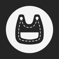 Baby bib icon N23