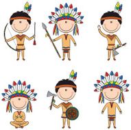 American Native Costume Boys