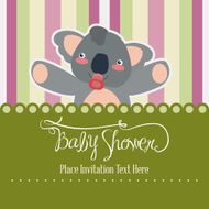 Baby shower card design N24