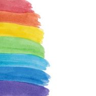 Background with colorful rainbow strokes